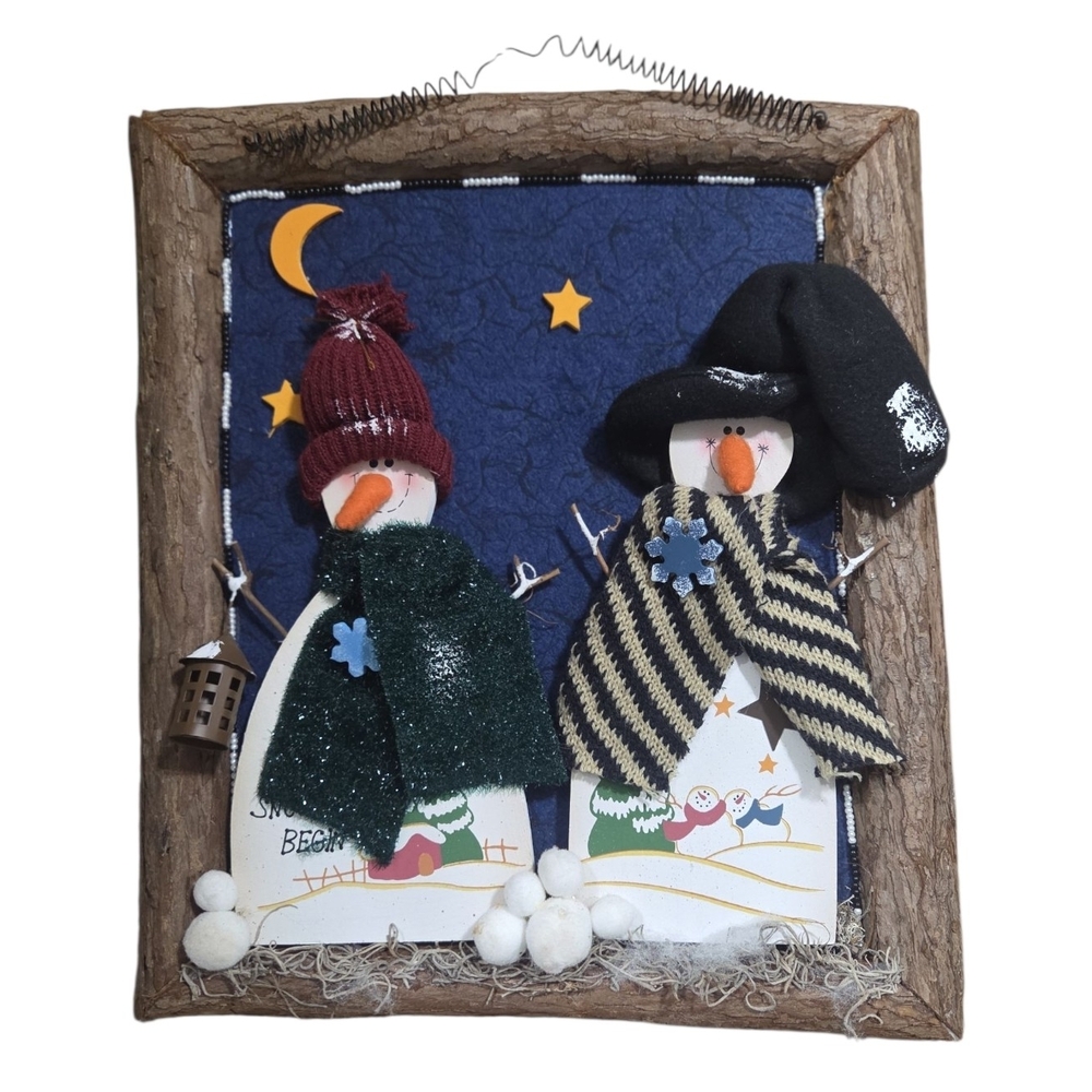 Festive Snowman Wall Decor